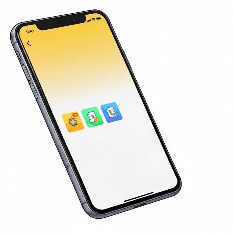 KB Pay 앱 실행 화면에서 명세서 관리 메뉴로 들어가는 손가락 터치 가이드