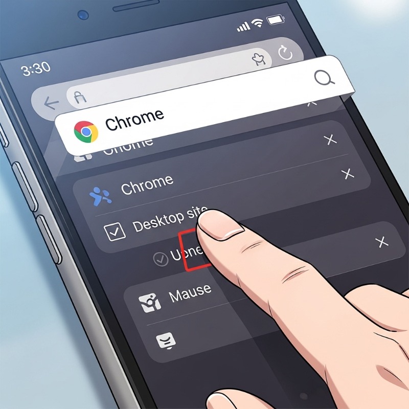 크롬 브라우저 메뉴에서 