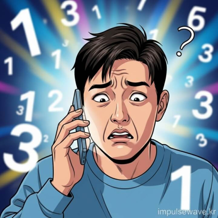 우체국 콜센터 상담원이 헤드셋을 끼고 친절하게 응대하는 모습 일러스트