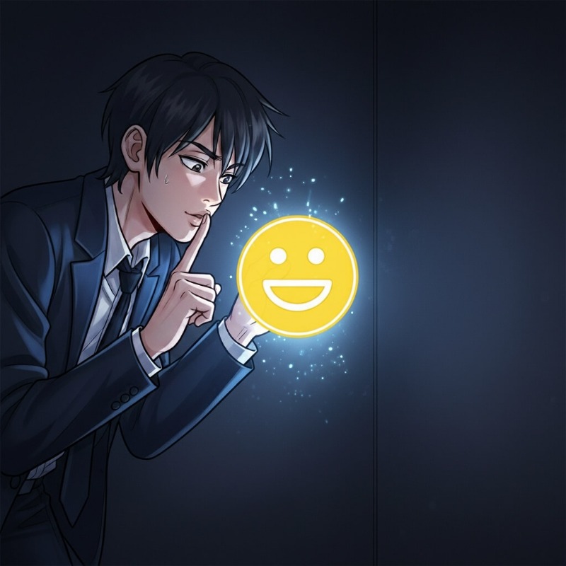 자물쇠가 채워진 비밀 금고 안에 트윗을 넣는 모습, 북마크의 비공개 특성을 시각화