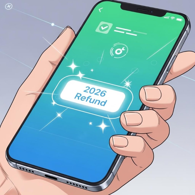 스마트폰에서 The건강보험 앱을 실행하여 