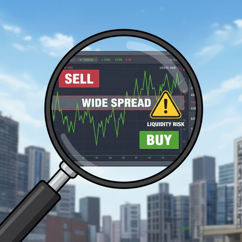 실적 발표 뉴스가 뜨자마자 그래프가 급격하게 상승하거나 하락하는 롤러코스터 같은 차트 이미지