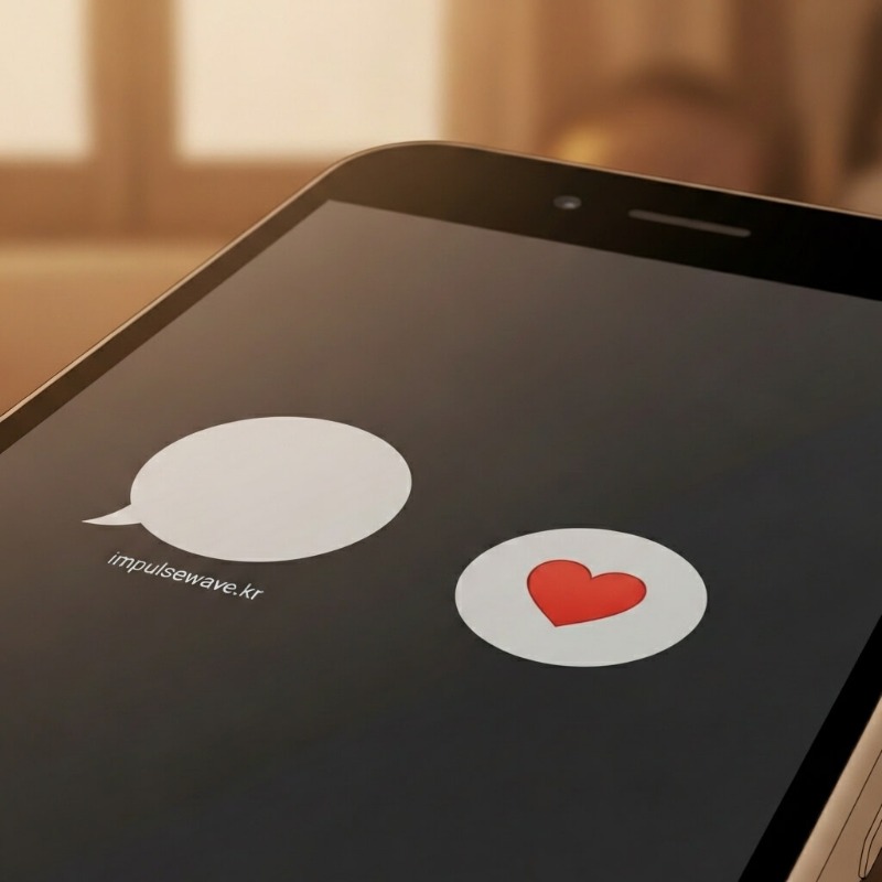 스마트폰 채팅창에 작성된 따뜻한 위로의 조문 답장 메시지 예시 화면