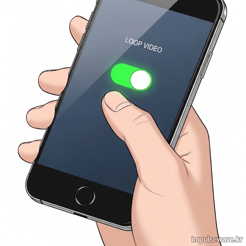 스마트폰 유튜브 앱 화면 상단의 톱니바퀴 아이콘을 누르고 