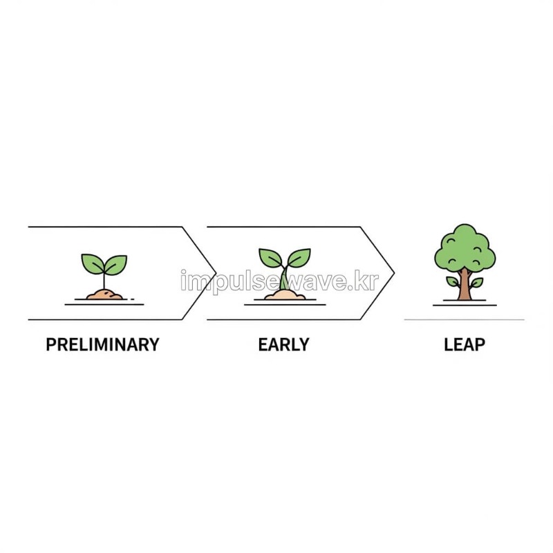 예비창업패키지, 초기창업패키지, 창업도약패키지로 이어지는 성장 단계별 지원 로드맵 인포그래픽