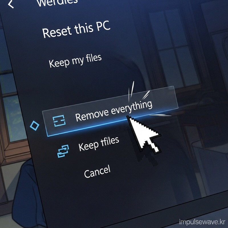 윈도우 10/11 설정 화면의 