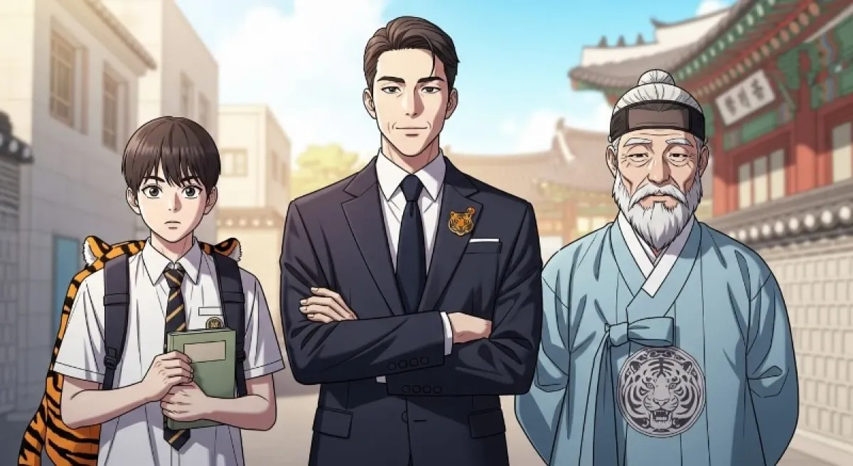 공부하는 10대, 성공한 40대, 여유로운 60대 등 호랑이띠의 세대별 성공적인 모습을 담은 이미지