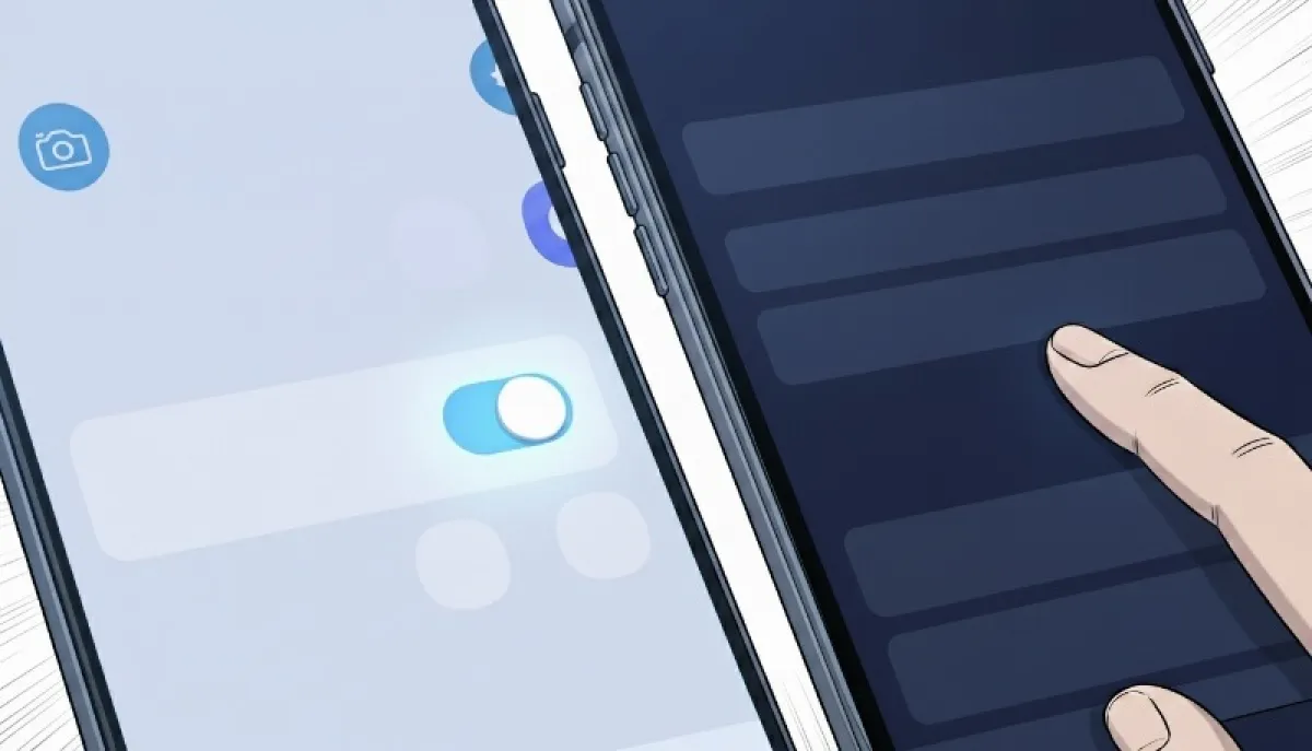삼성 세팅(Samsung Settings) 앱과 LG 스마트 어시스턴트 앱에서 자동 부팅 스위치를 끄는 비교 화면