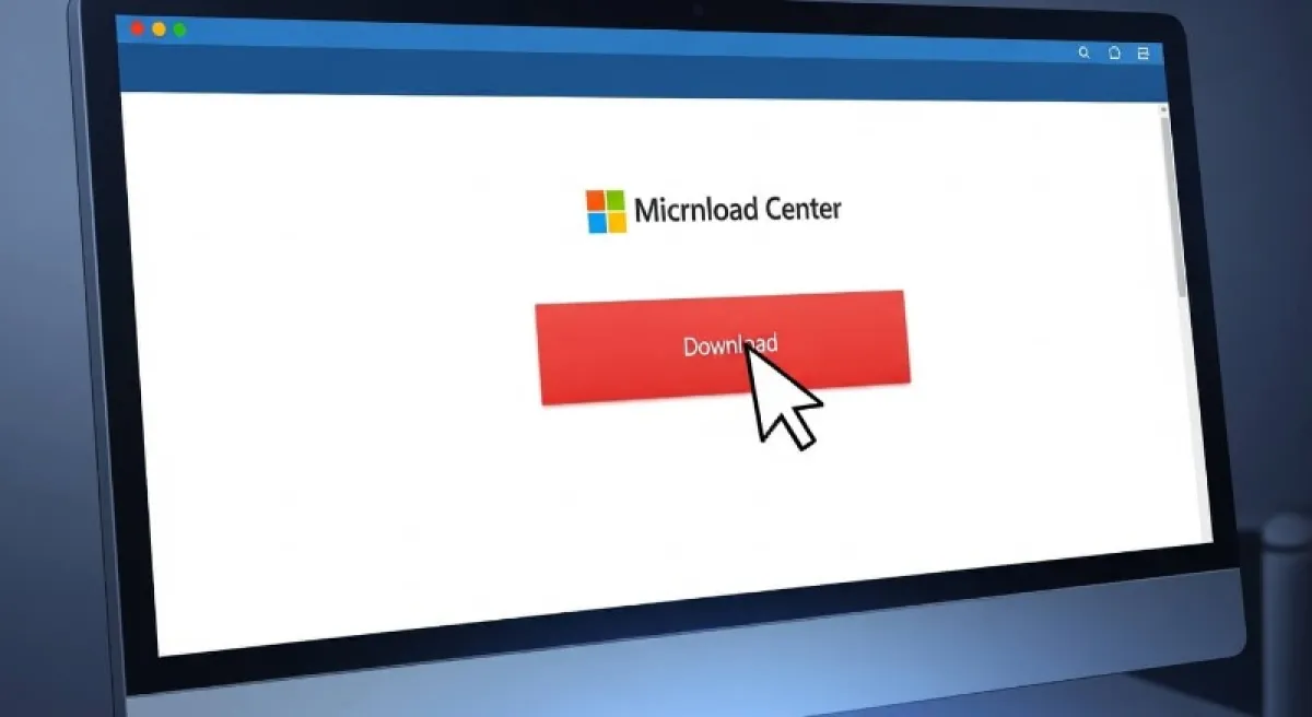 마이크로소프트 공식 홈페이지 다운로드 센터 화면, 다이렉트X 웹 설치 관리자 다운로드 버튼 강조