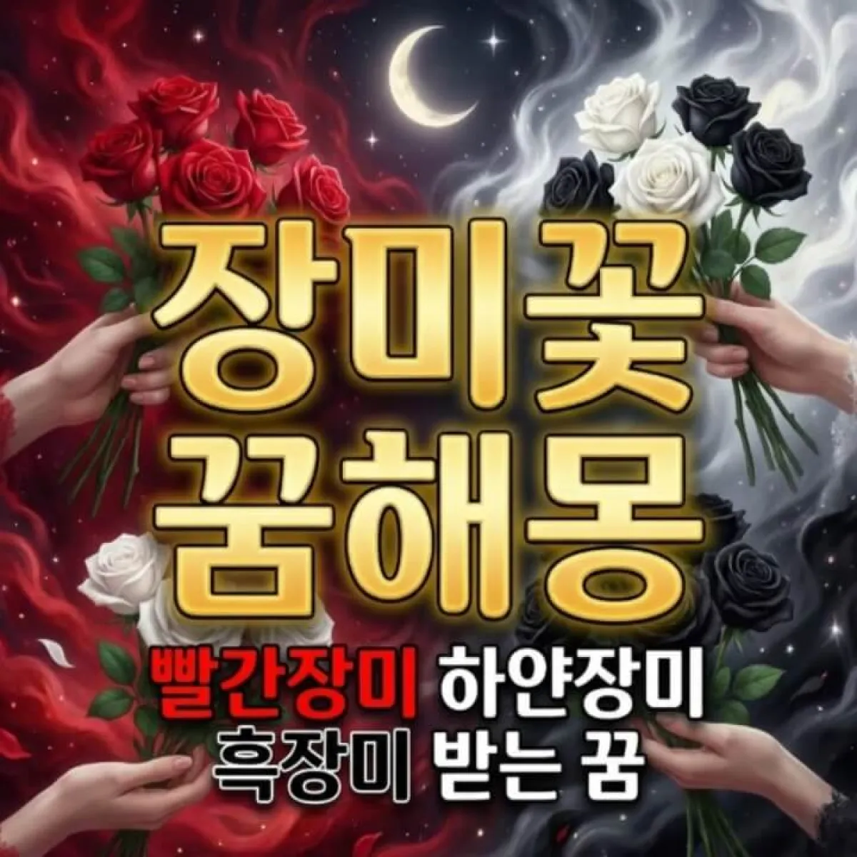 몽환적인 정원에서 아름답게 피어난 형형색색의 장미꽃들, 희망차고 밝은 분위기