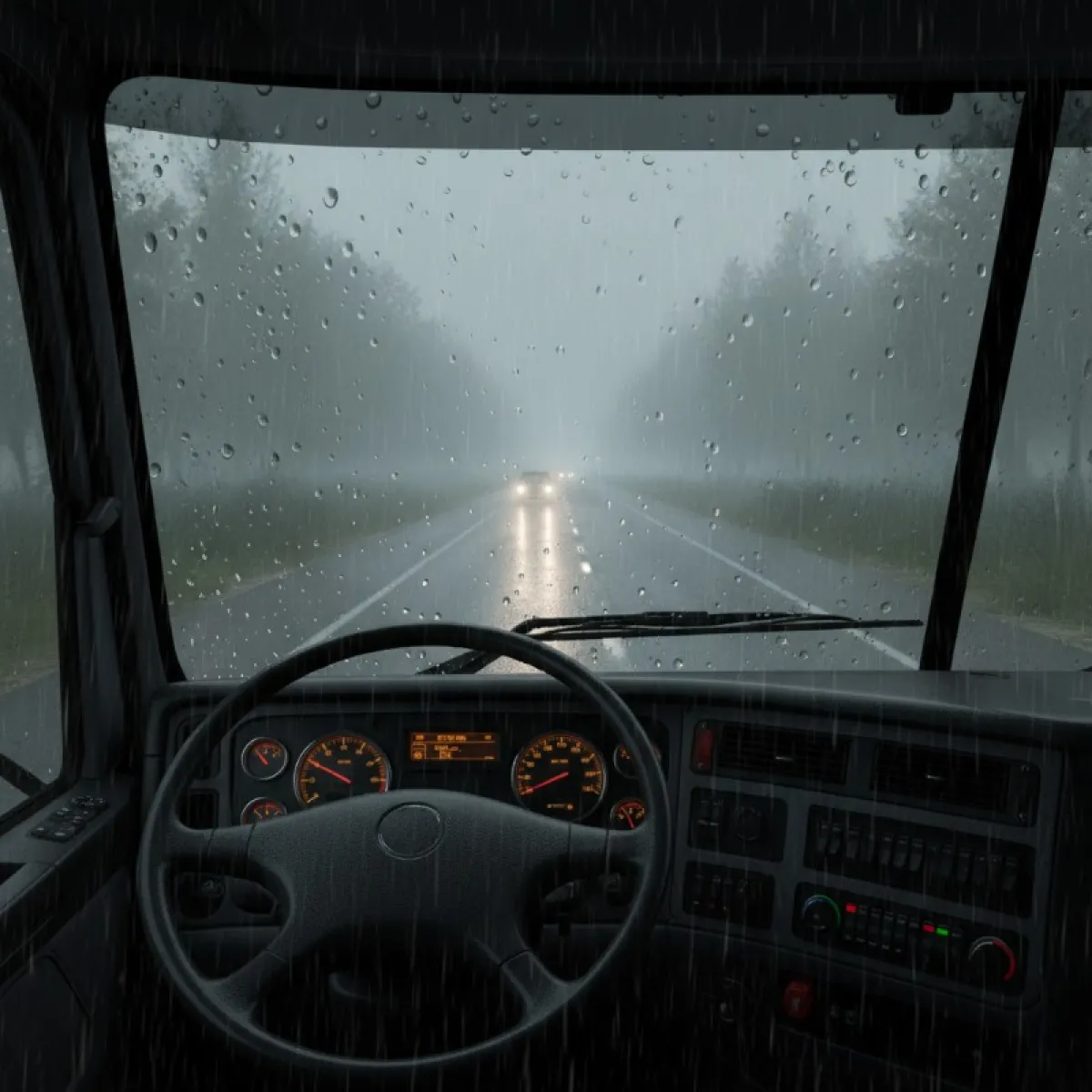 비_오는_날씨의_유로_트럭_2_시뮬레이터_주행_화면.jpeg