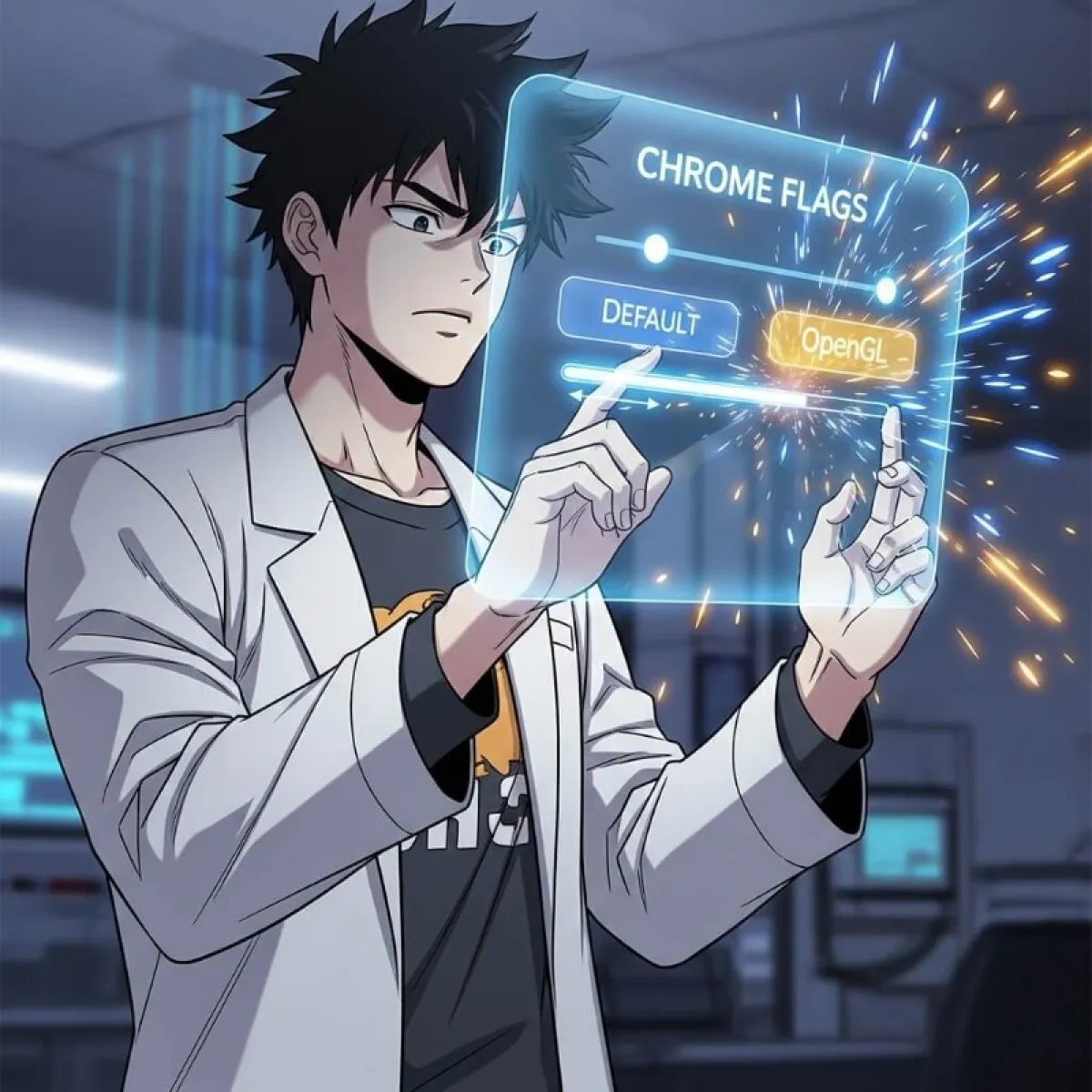 chrome://flags 실험실 설정 화면에서