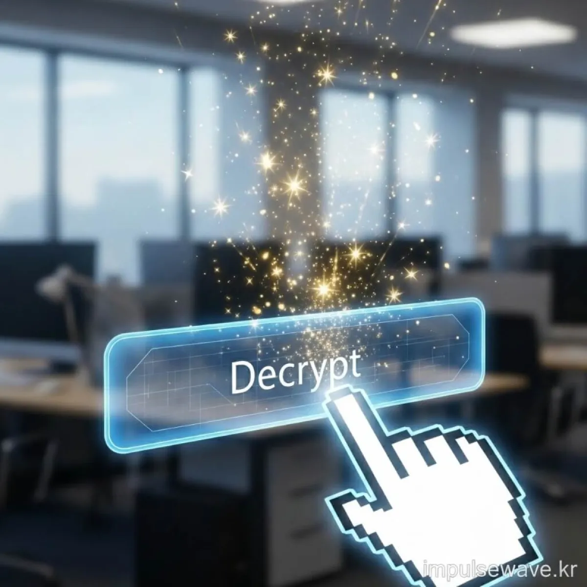 PC 모니터에서 스마트폰으로 파일이 전송되는 모습, 카카오톡이나 클라우드 아이콘이 연결된 그림