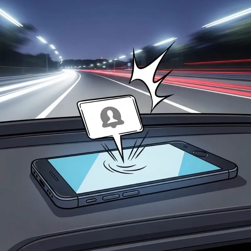 스마트폰 잠금 화면에 