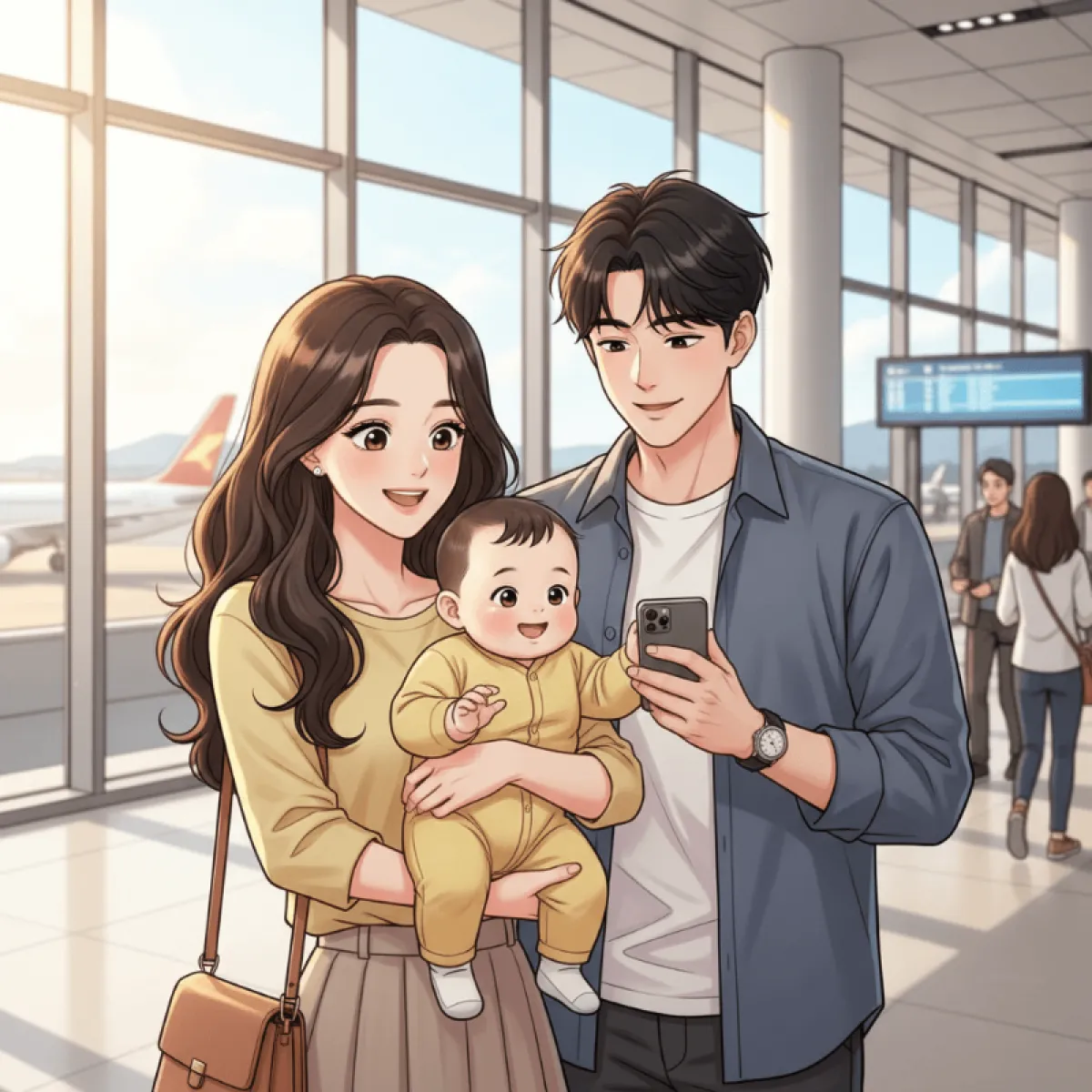 아이와_함께_일본_여행을_떠나는_가족이_공항에서_대기하는_모습.png