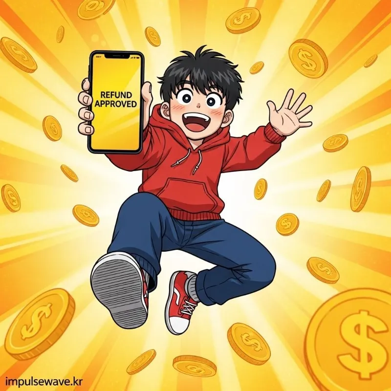 스마트폰 화면에 