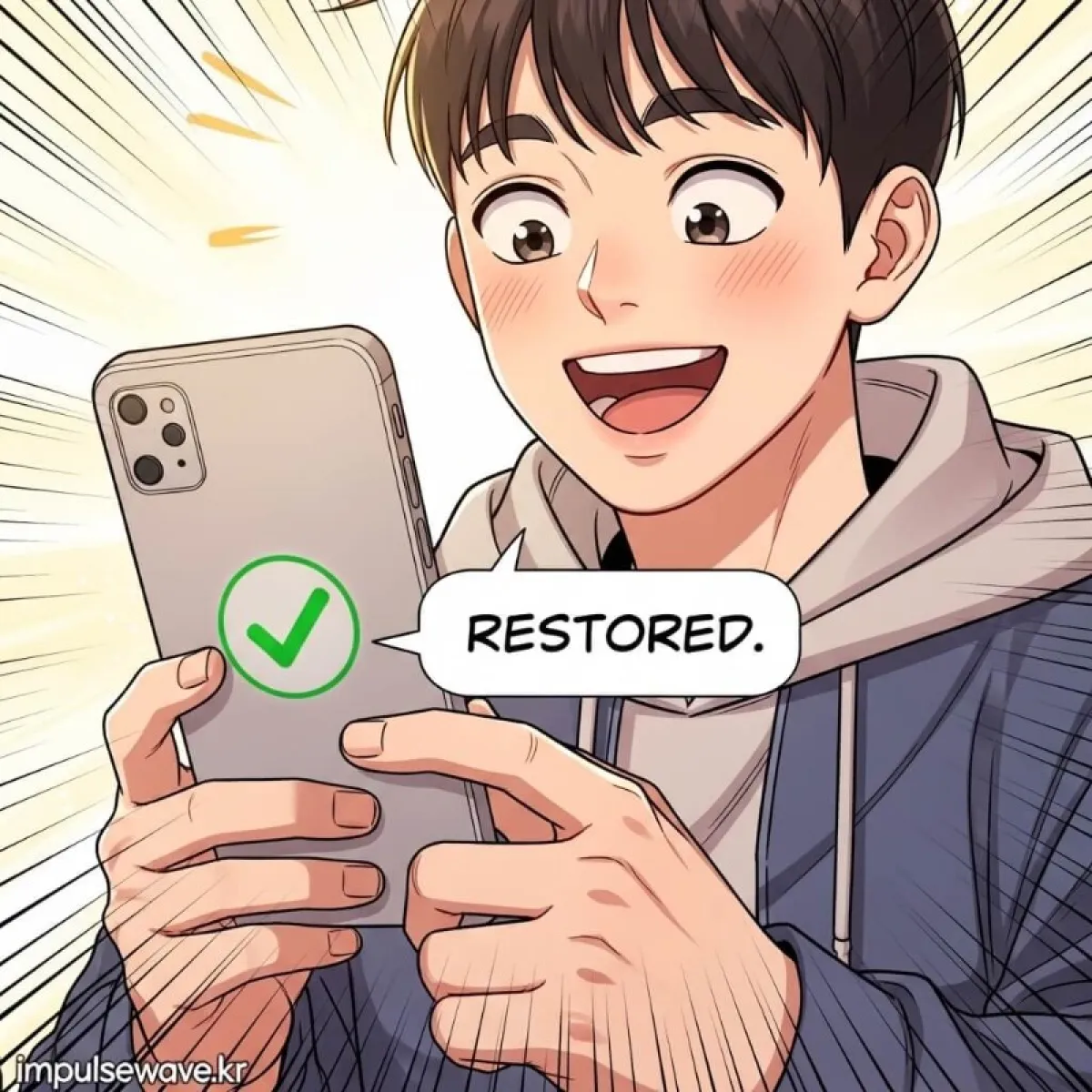 차단된 메시지 상세 화면에서