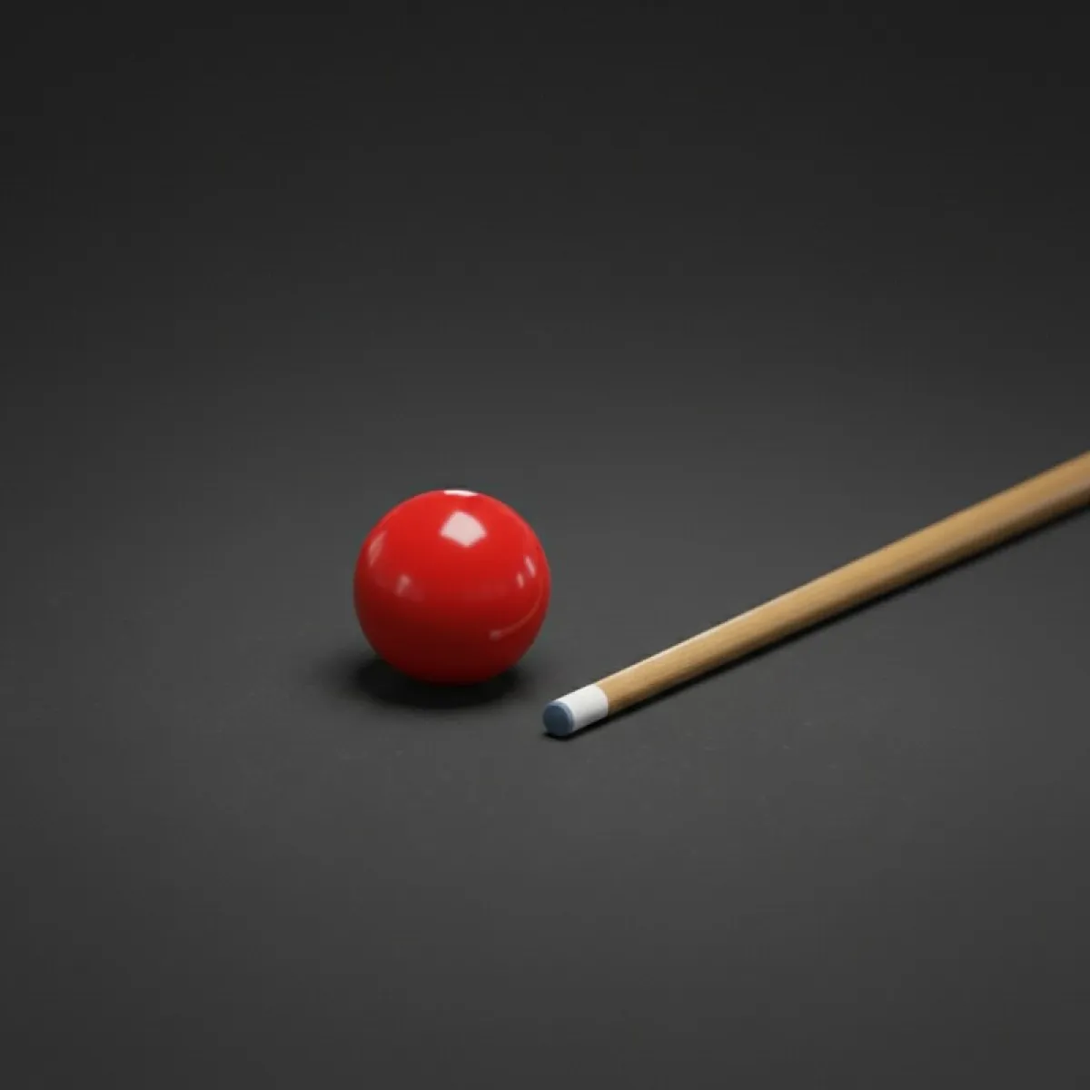 흰색 수구가 빨간색 적구 두 개를 차례대로 맞히는 궤적을 화살표로 표현한 다이어그램