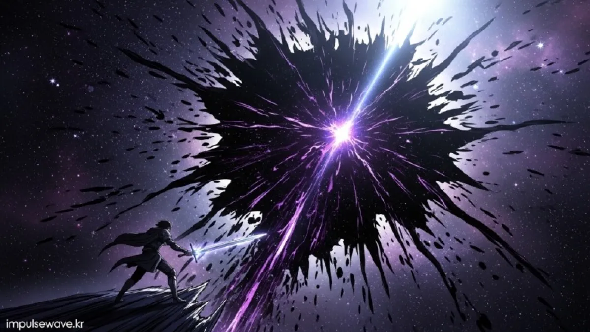 6차 오리진 스킬 데드 스페이스의 화려한 연출과 거대한 일러스트