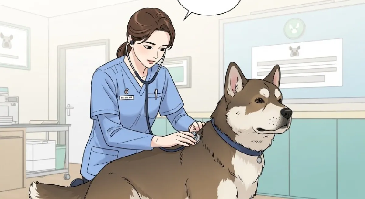 공원에서 활기차게 뛰어놀며 사회화 훈련을 하고 있는 어린 강아지들