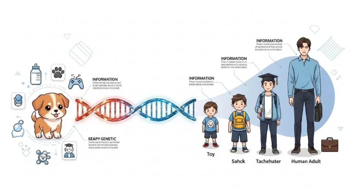 건강 검진을 위해 전문가의 도움을 받고 있는 의젓한 모습의 반려견