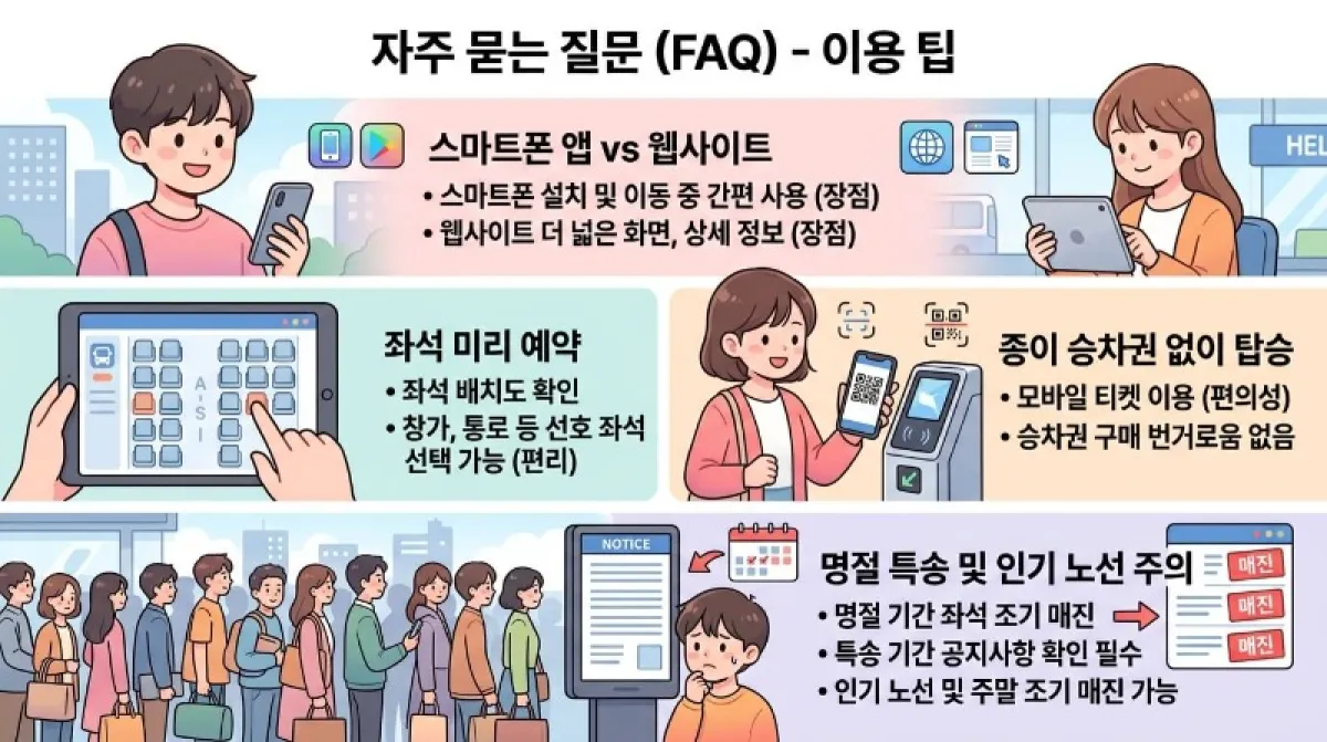 자주 묻는 질문 (FAQ) - 이용 꿀팁