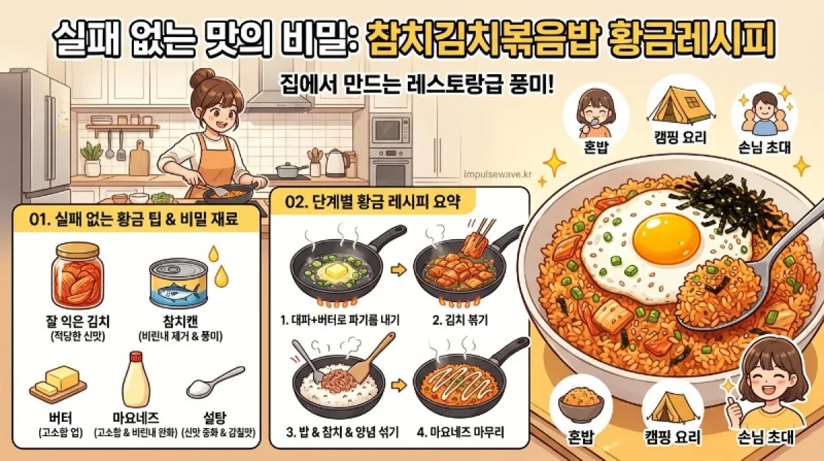 참치 김치볶음밥 황금레시피 식당 맛 내는 한 끝 차이 비결