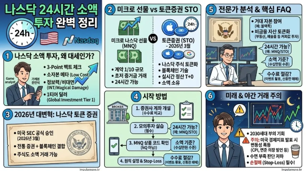 24시간 나스닥 투자 완전 정복, 2026년 필수 가이드