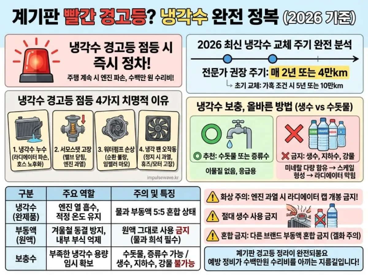 냉각수 교체주기와 경고등 뜨는 이유 보충 방법 총정리.jpeg