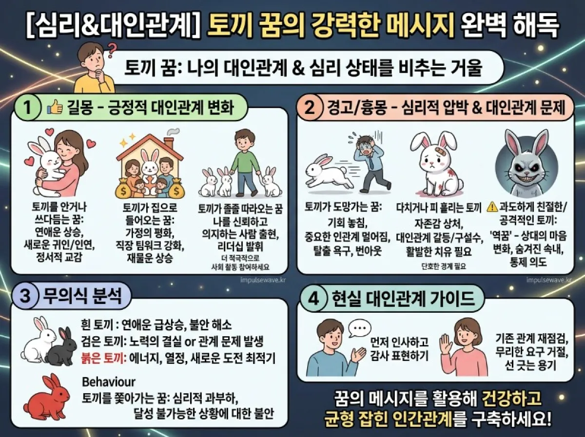 토끼 꿈이 보여주는 심리 변화 완벽 가이드