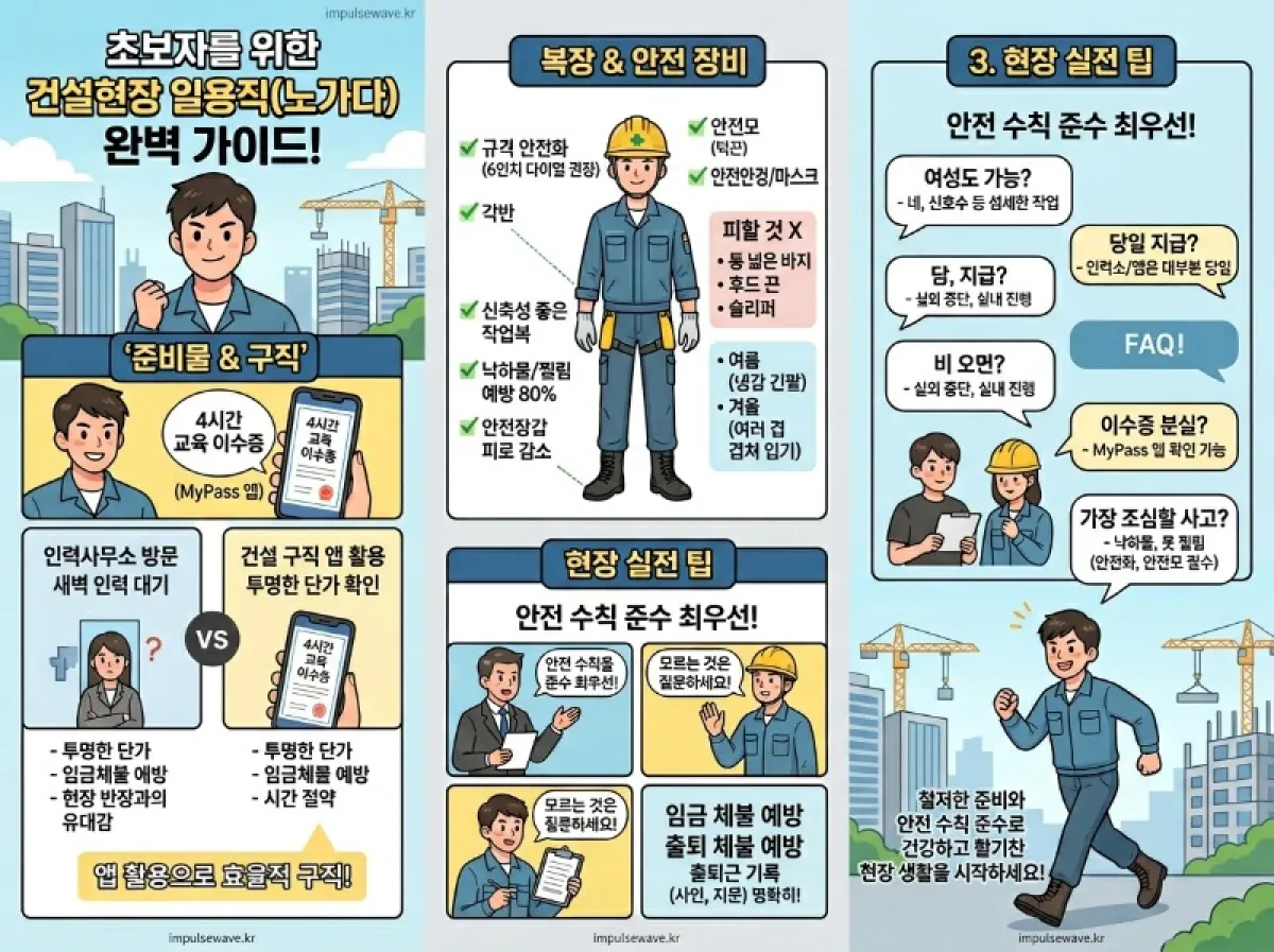 노가다 뜻 하는법과 작업복 완벽 가이드