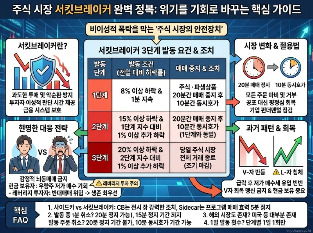 주식 시장 서킷브레이커 터지면 벌어지는 일