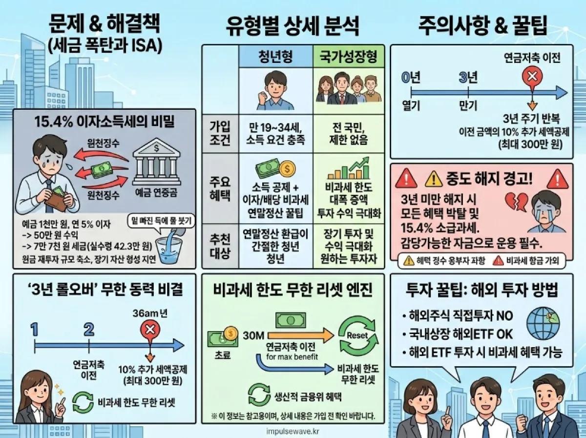 직장인이라면 꼭 알아야 할 이자소득세 비과세 분석 롤오버 비법