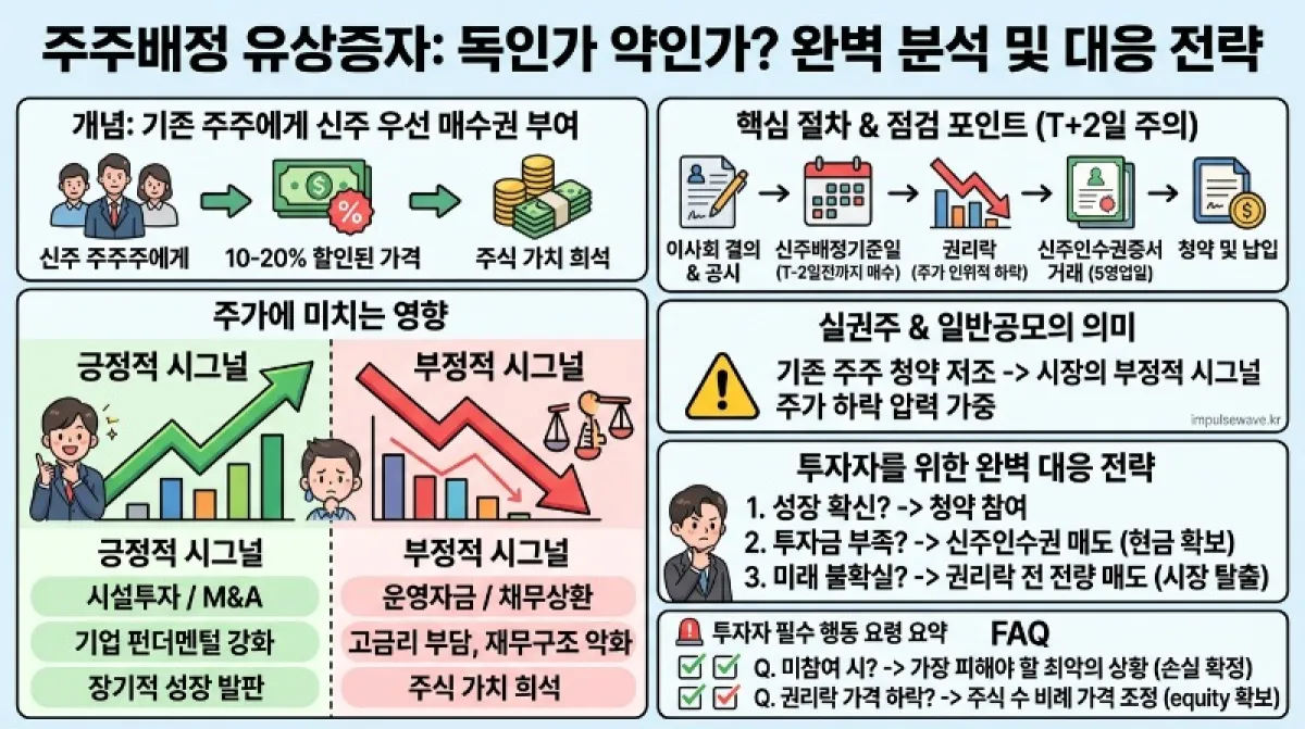 주주배정 유상증자 뜻과 구조 이해하기 완벽정리