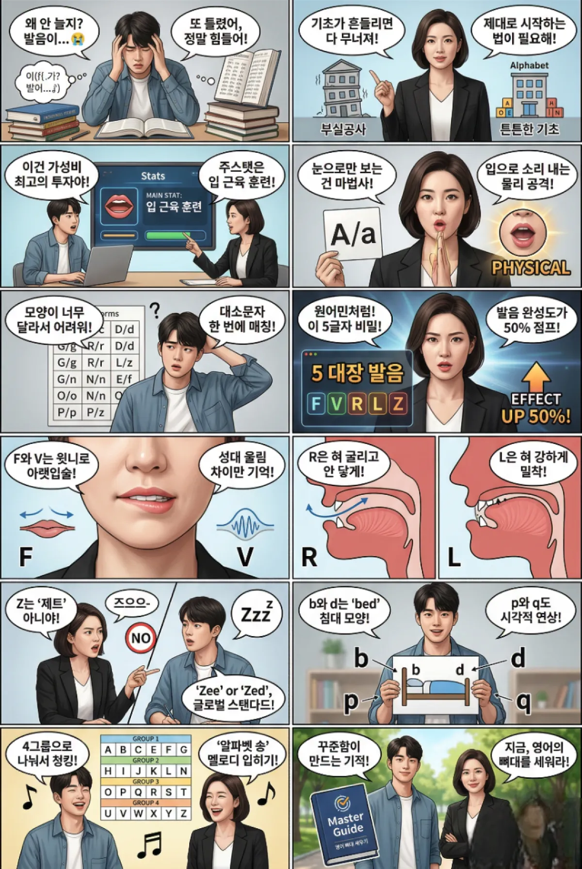 영어 알파벳 순서 완전정리, 발음,대문자,소문자까지 한 번에 배우기 필수