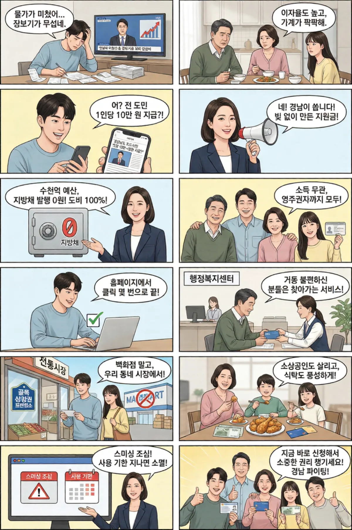 경남도민 생활지원금 신청방법 지역 확인하기 완벽 가이드