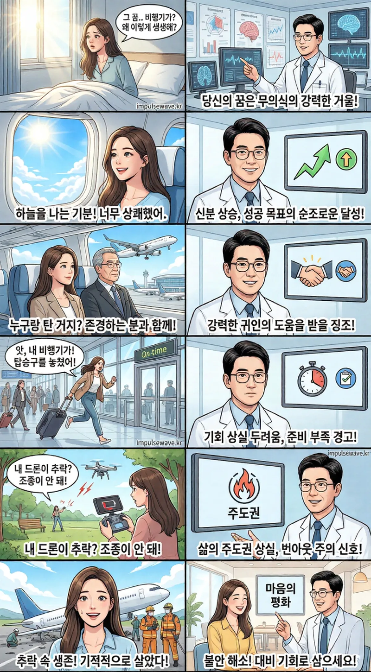 비행기 타는 꿈의 긍정적 의미와 해석