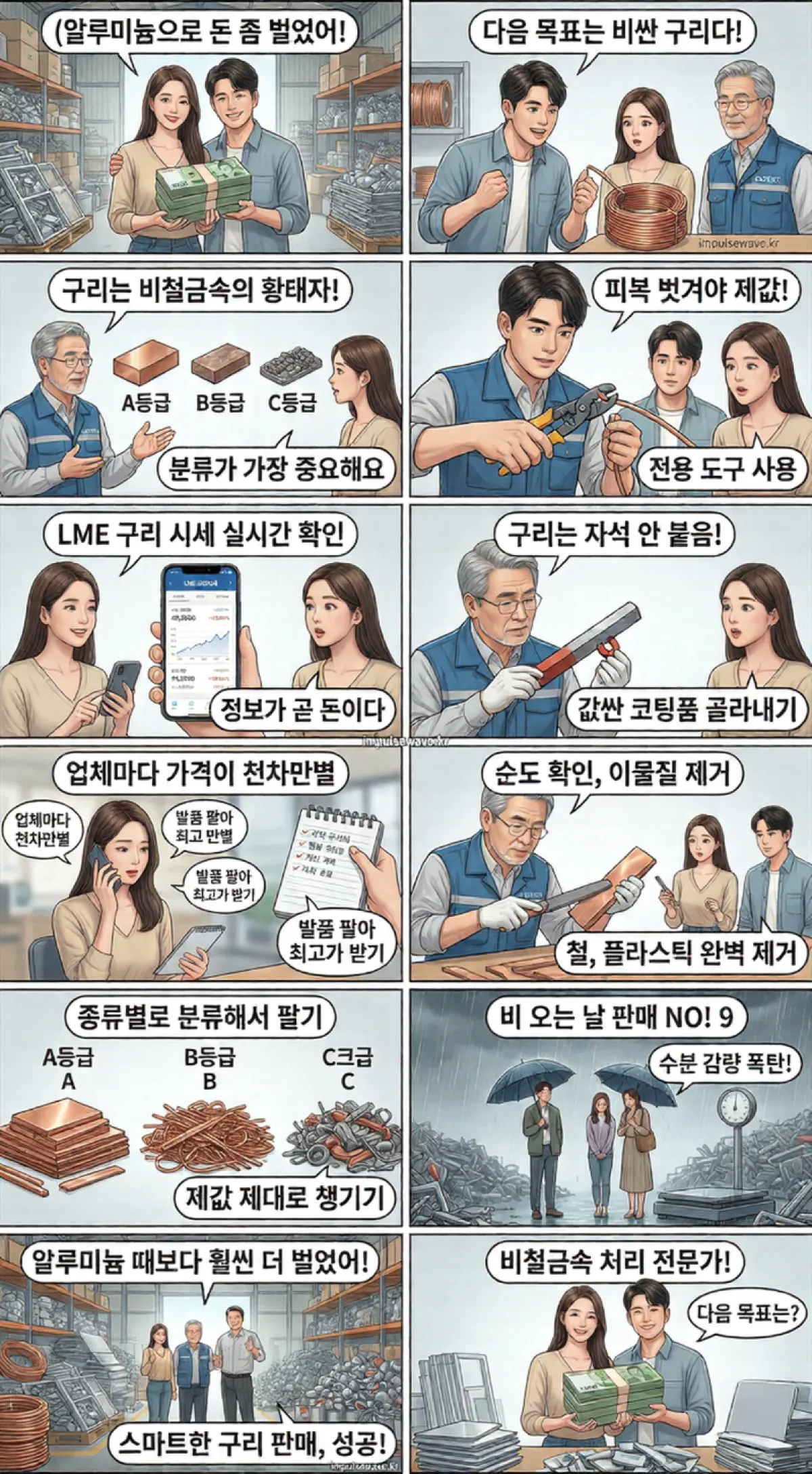 알루미늄 고철, 왜 종류마다 가격이 다를까요