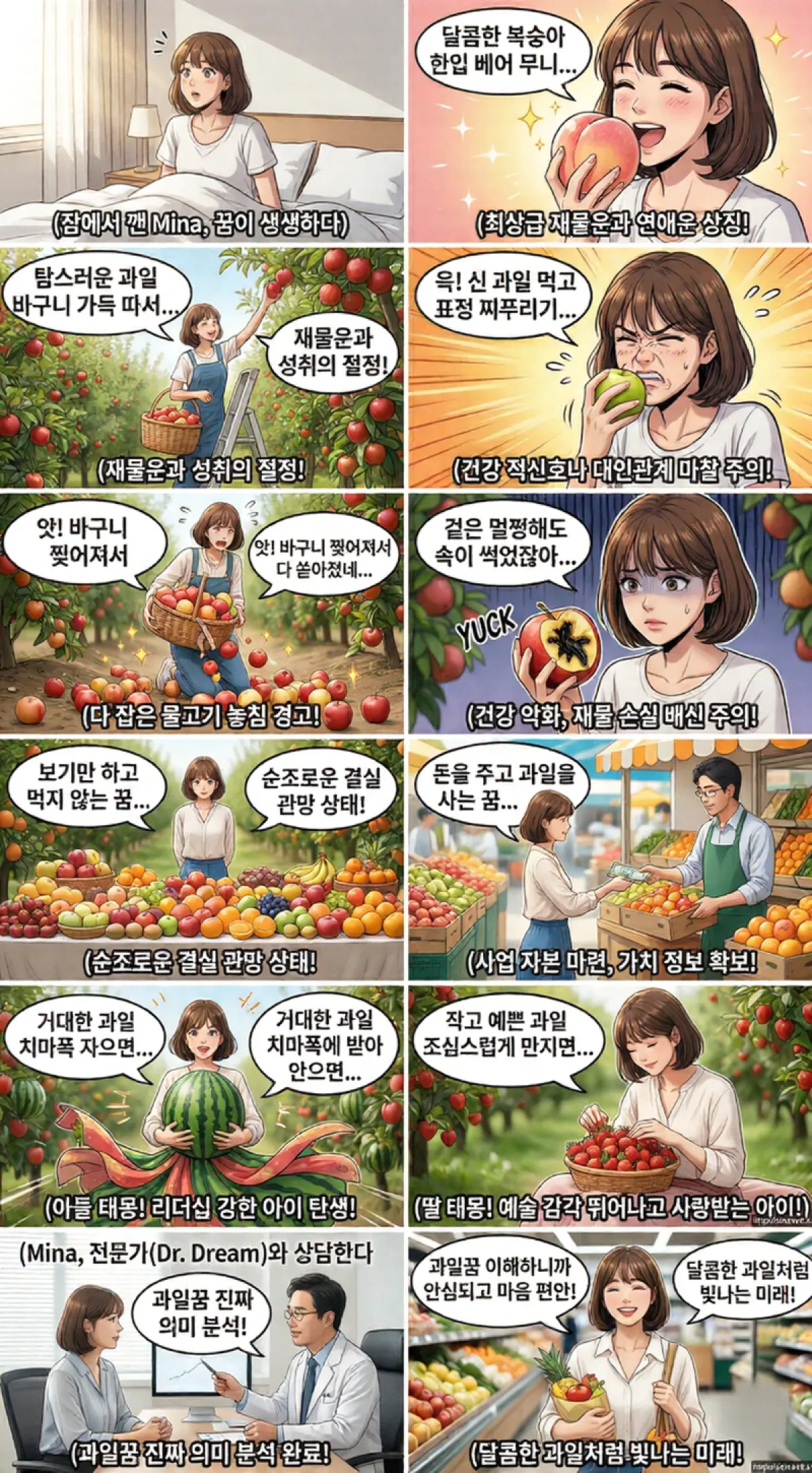 과일꿈의 핵심 속성 과연 무조건 길몽일까