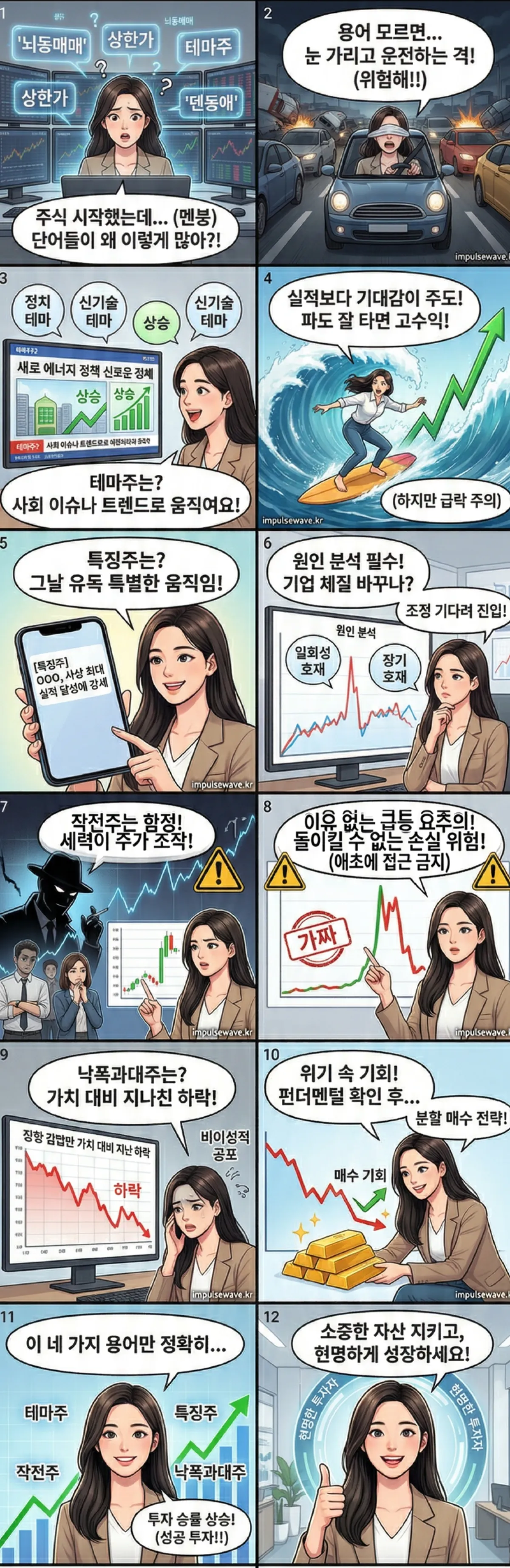 주식초보 필독! 테마주 특징주 작전주 낙폭과대주 뜻과 차이점