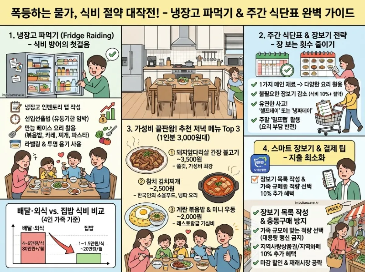 식비절약 밥상 오늘의 저녁 메뉴 식비 아끼기 집밥
