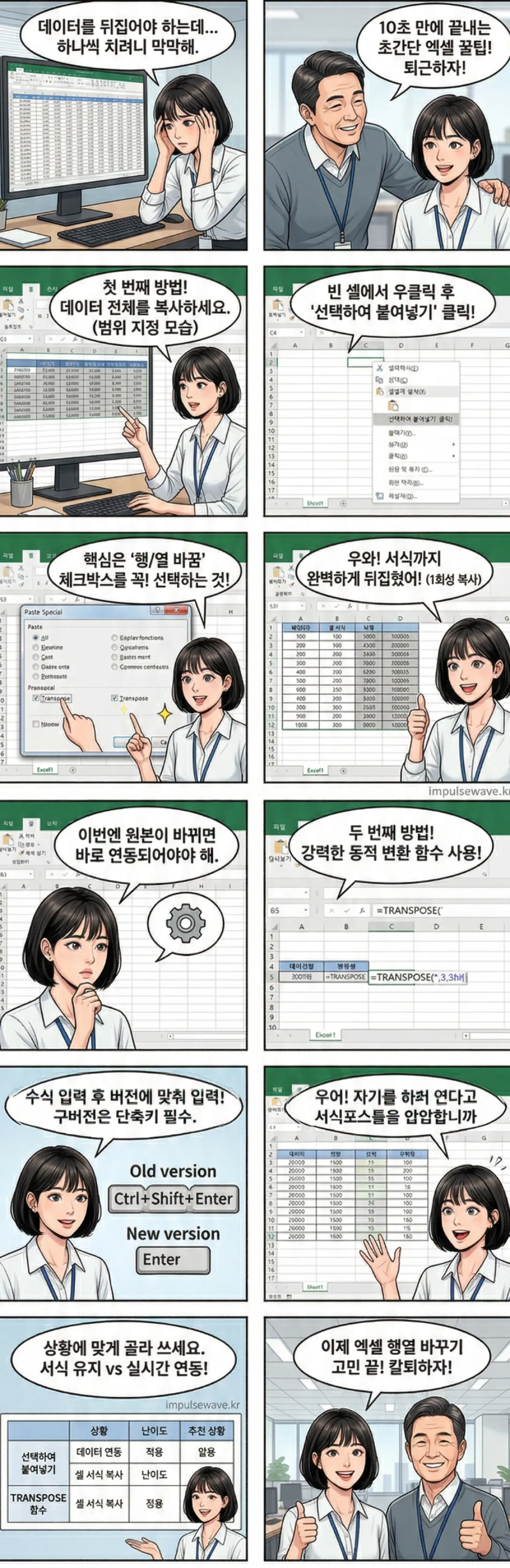 엑셀 행열 바꾸기, 실무에서 왜 필수적일까요