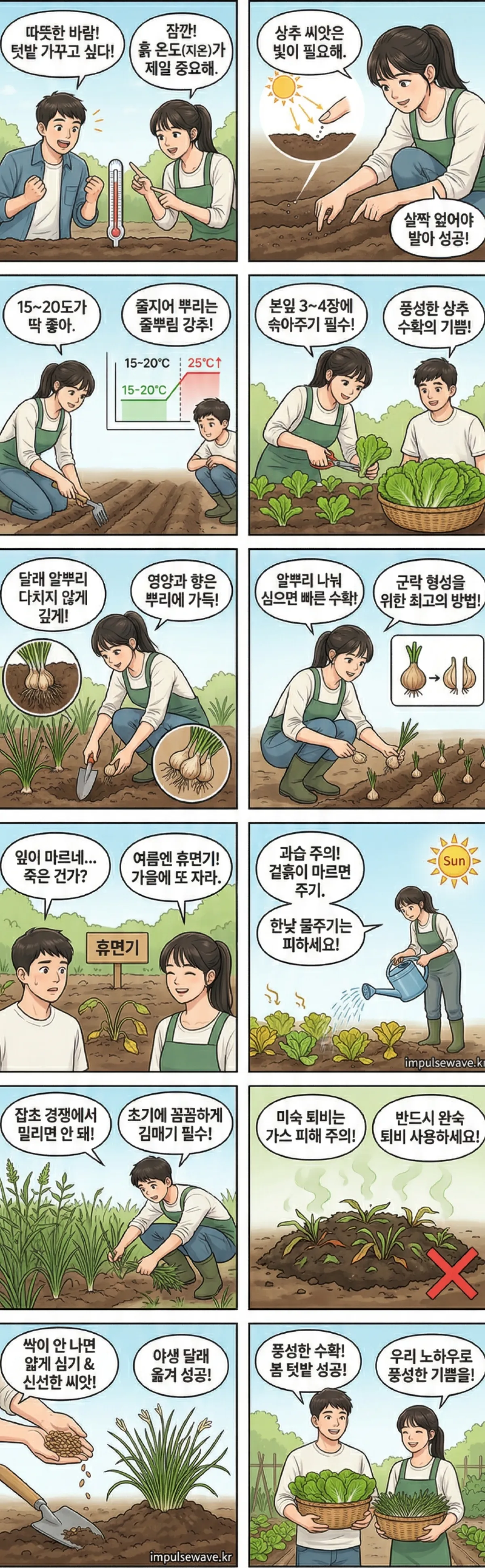 봄 밭작물 심는시기, 왜 타이밍이 전부일까요