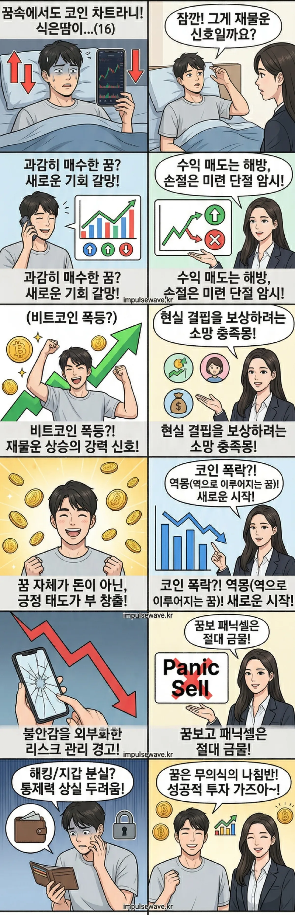 코인 매수 매도 꿈, 단순한 심리일까