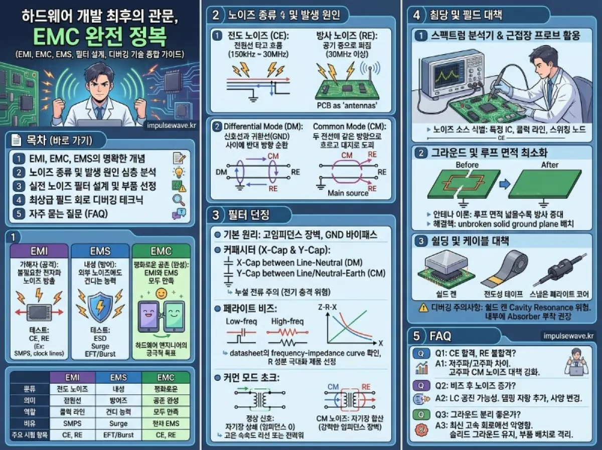 EMI 대책 - EMI · EMC · EMS란 노이즈 필터와 회로 디버깅 기술