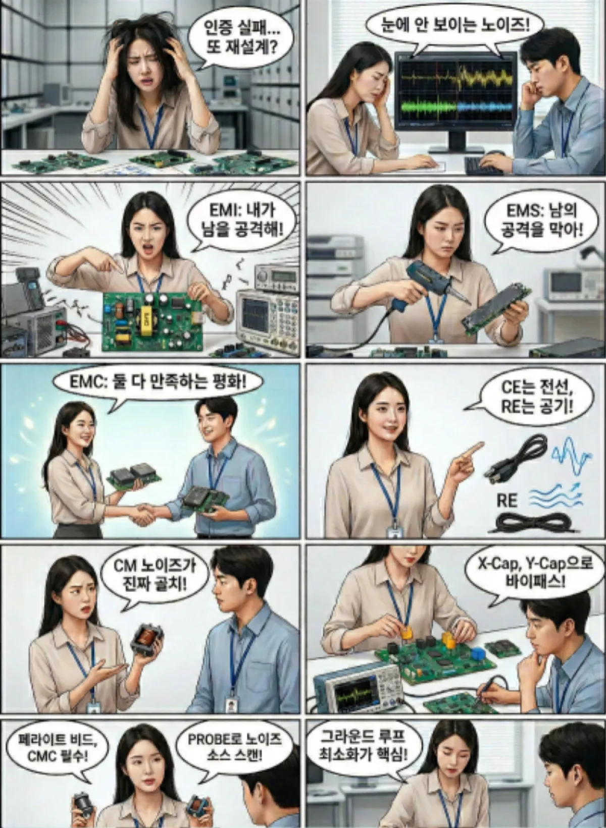 EMI, EMC, EMS의 명확한 개념 정리