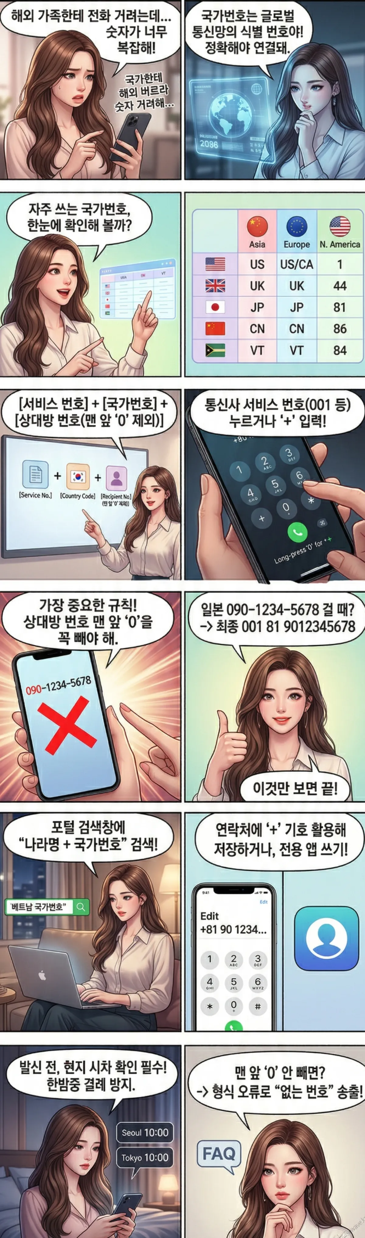 국제전화 국가번호, 왜 필요한가요