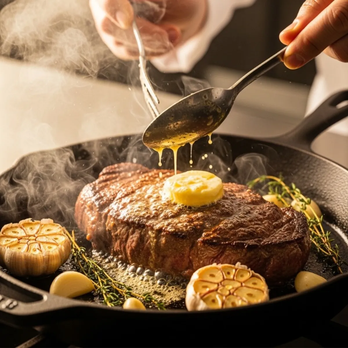 실패 없는 미디움 레어 실전 굽기 가이드