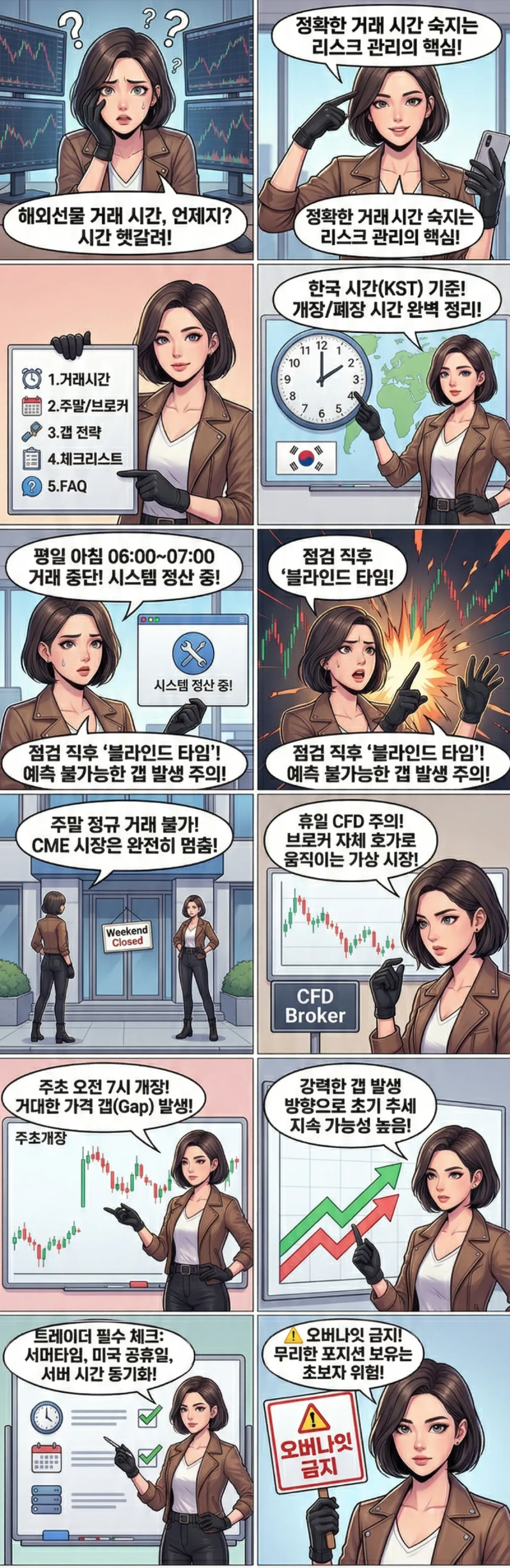 나스닥 100 선물 표준 거래시간 완벽 분석