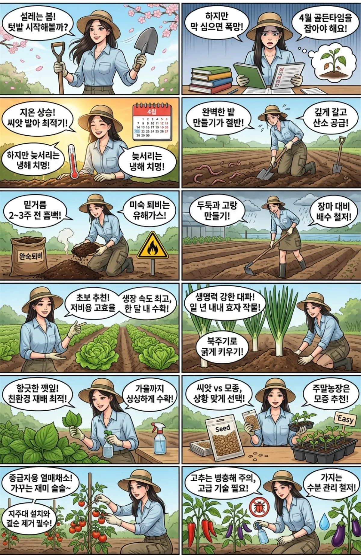 텃밭 가꾸기 첫걸음, 왜 이 시기가 가장 중요할까요?